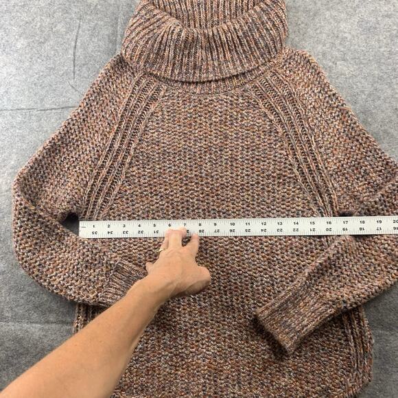 Prana Sweater Womens Small Turtleneck Wool Alpaca Pullover Chunky - Picture 2 of 6